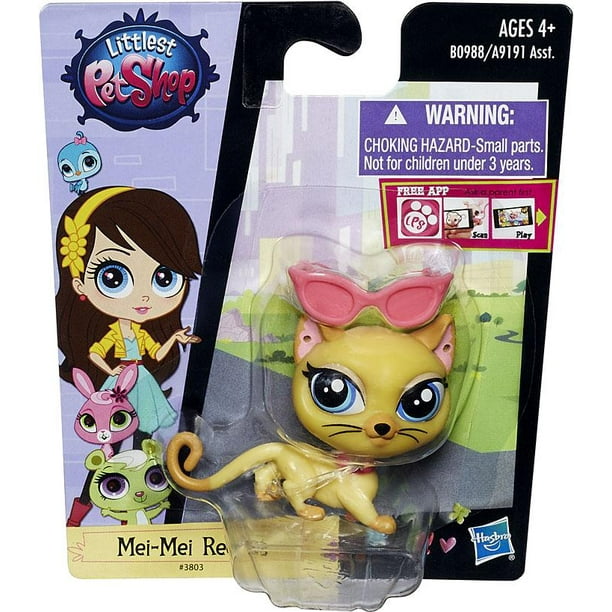 Hasbro 2004 Littlest Pet Shop Portable Pets Siamese Kitty W/ Tiara Limited Color for sale online